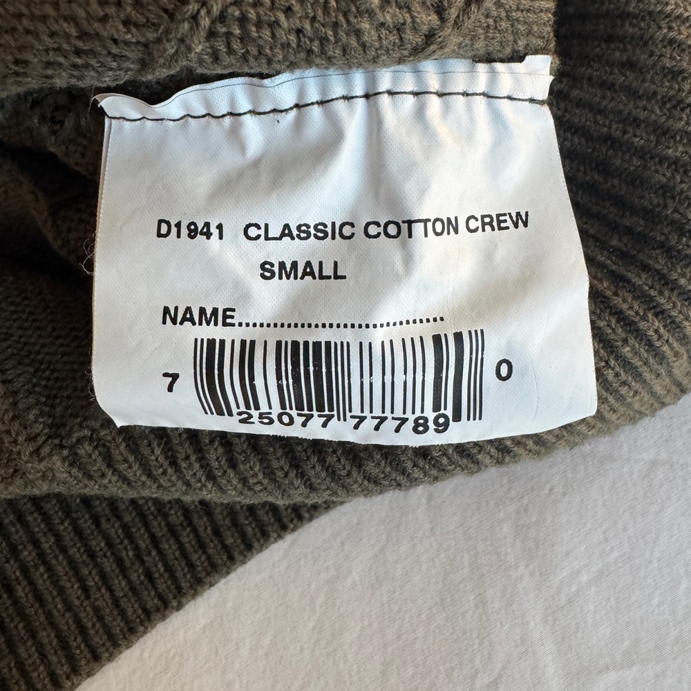 EUC Barbour Men’s Cable Knit Sweater - Brownish-Hunter Green (Size Small) - Picture 5 of 7